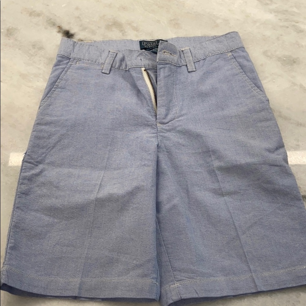 Boys size 7 Polo blue shorts